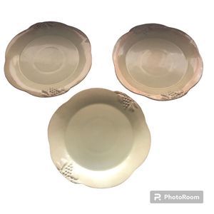 Set of 3 Madeira Harvest Dijon Gold by Casafina Casa Stone Dinner Plates 11-5/8”